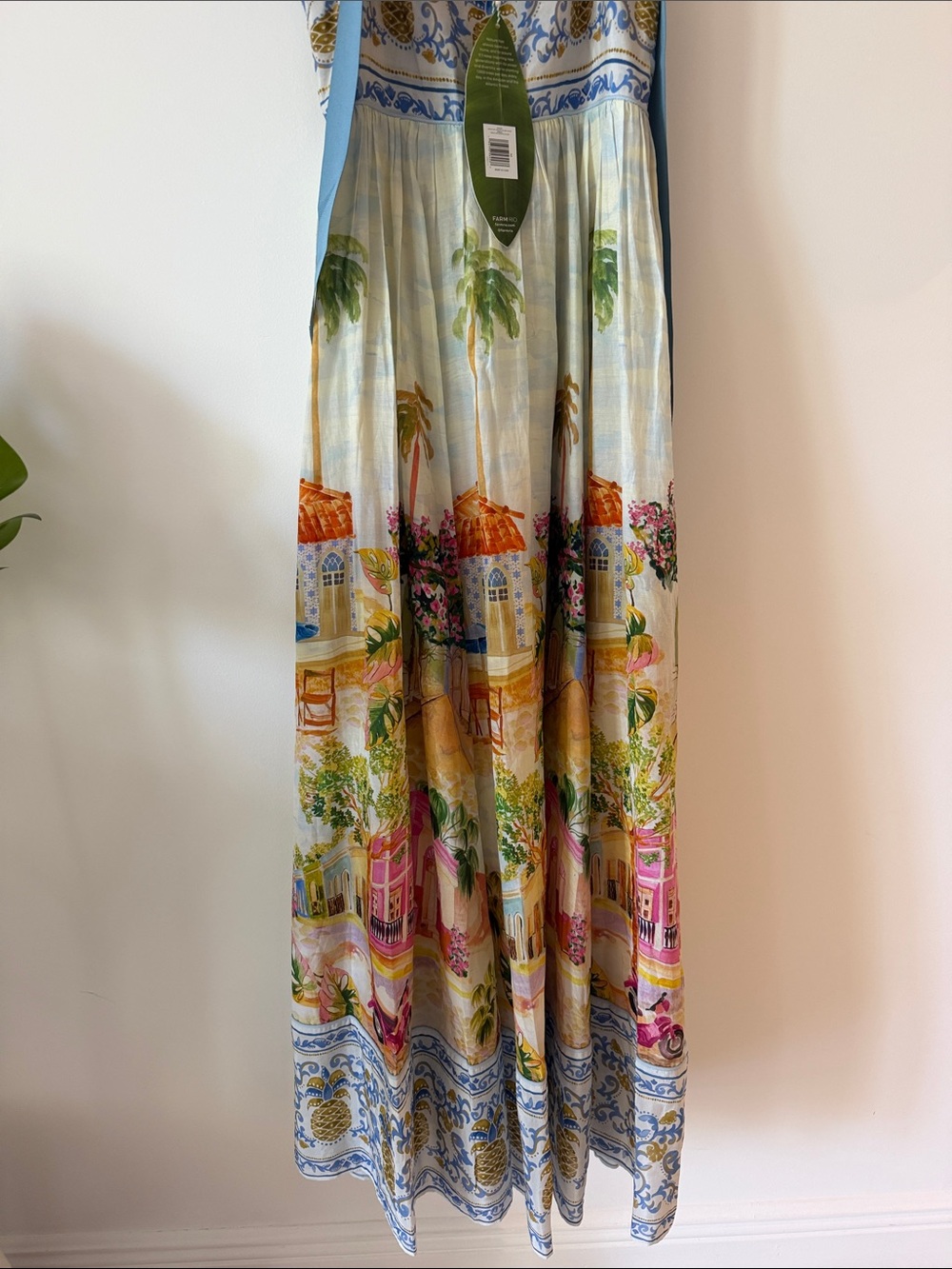 Farm Rio Aracati multicolor Tropical Print Maxi Dress - Picture 6 of 7
